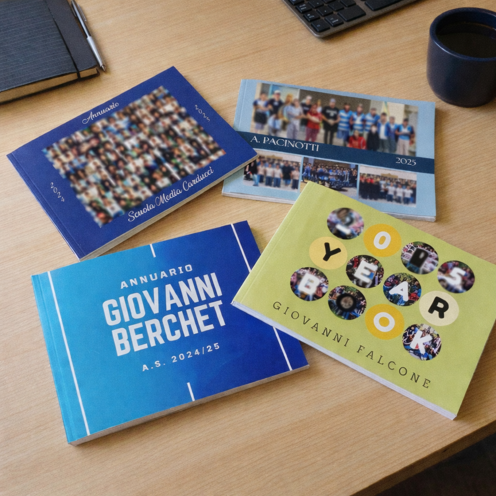 Esempi di annuari scolastici realizzati
