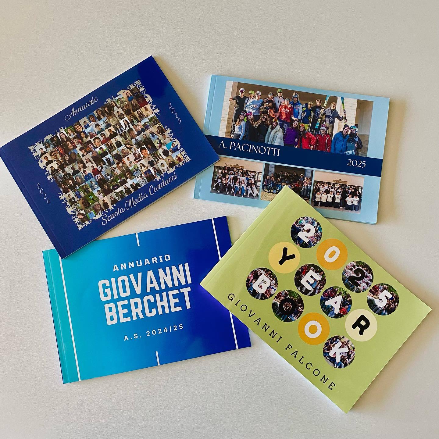 Esempi di annuari scolastici realizzati